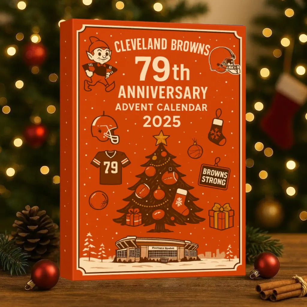 DISCOUNT 60% Cleveland Browns 79th Anniversary Advent Calendar BQH