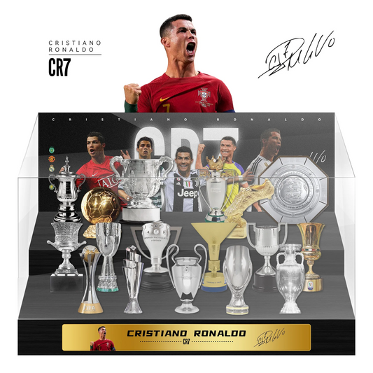 CR7 Football Championship Trophy Display Case V2 DATND TANTD