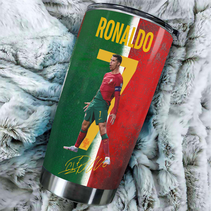 CR7 x Portugal National Football Team Tumbler Cup NDD DVT