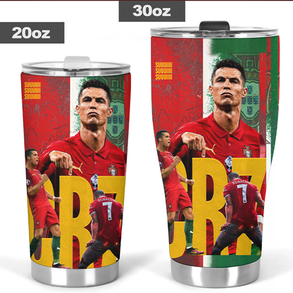 Cristiano Ronaldo x Portugal National Football Team Tumler Cup DDTTTV