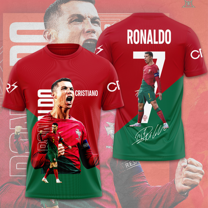 Cristiano Ronaldo x Portugal National Football Team V5 Shirt DDTCTND