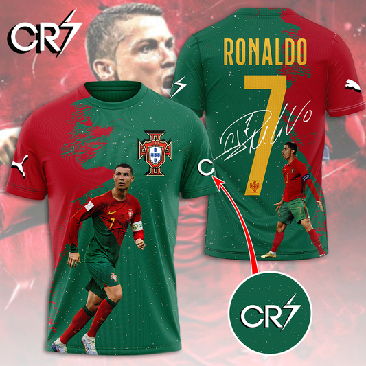 Cristiano Ronaldo x Portugal National Football Team V7 Shirt DDTTTV