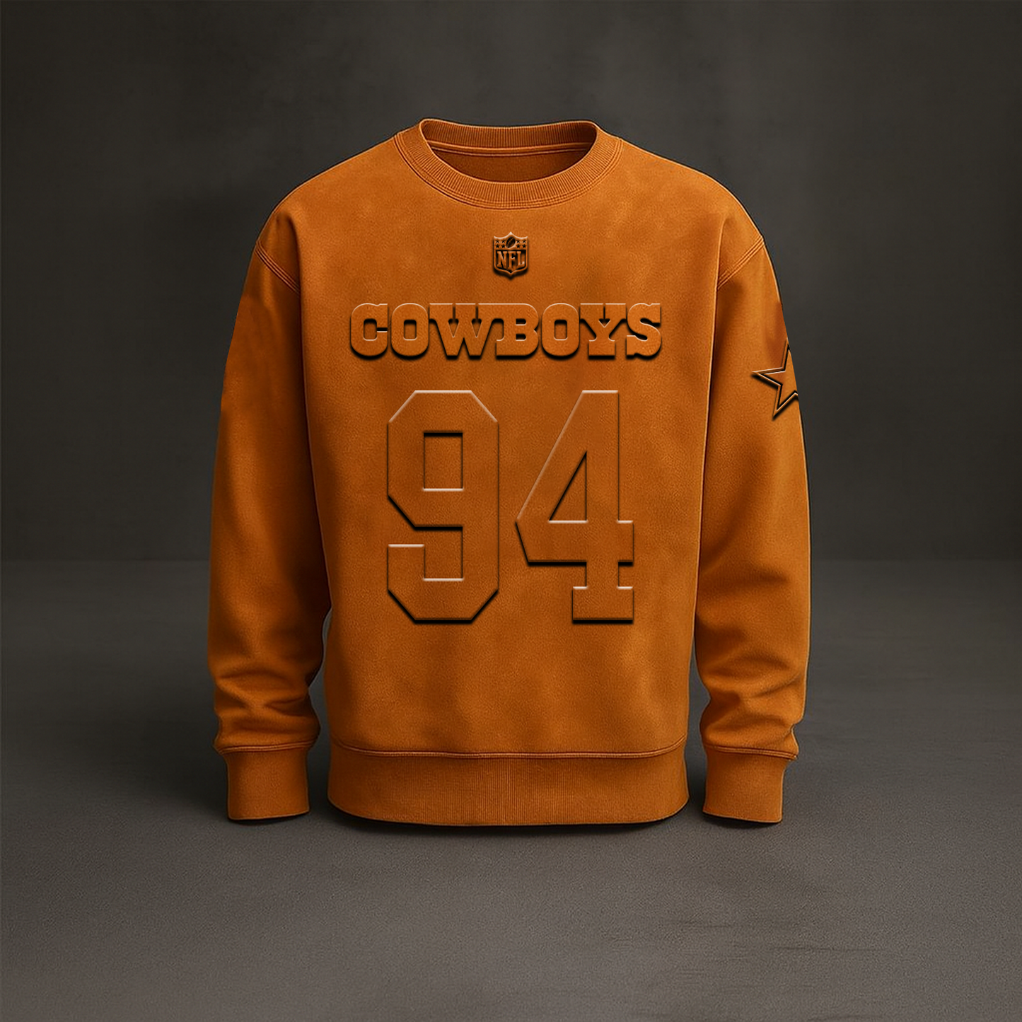 DAL x In Memory of Marshawn Kneeland Embossed Sweat Shirt V1 DATND TANTD 071125