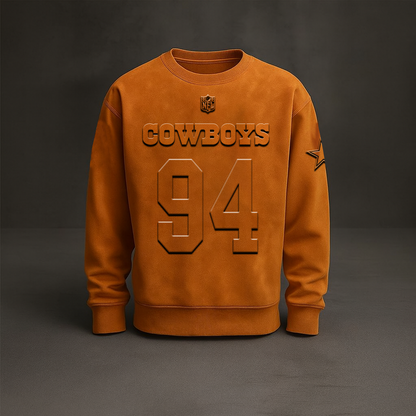 DAL x In Memory of Marshawn Kneeland Embossed Sweat Shirt V1 DATND TANTD 071125