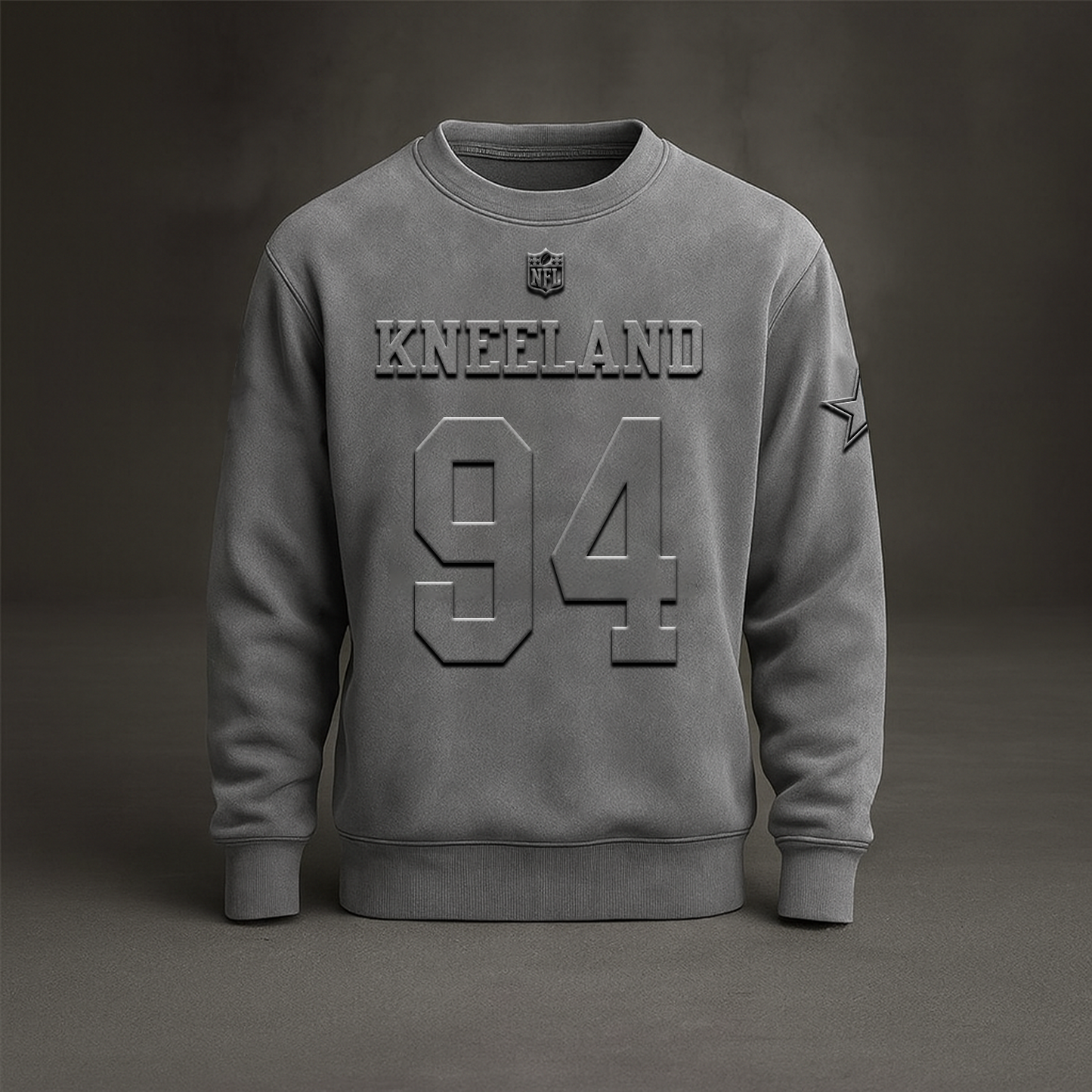 DAL x In Memory of Marshawn Kneeland Embossed Sweat Shirt V2 DATND TANTD 071125