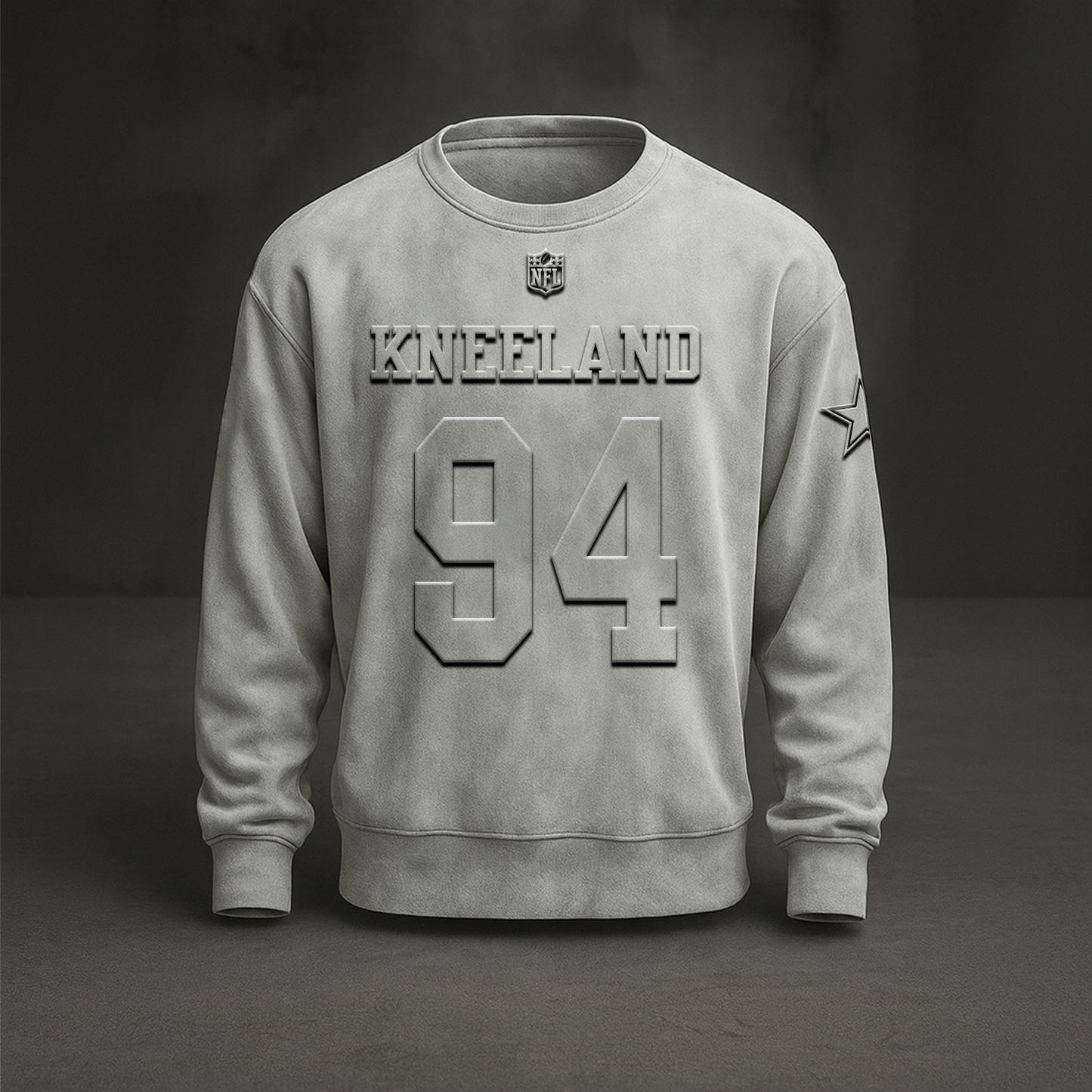 DAL x In Memory of Marshawn Kneeland Embossed Sweat Shirt V2 DATND TANTD 071125