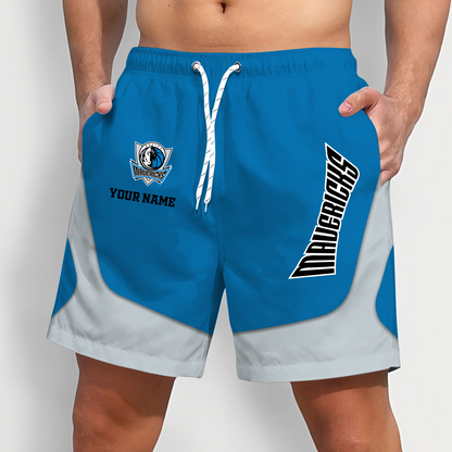 DAL x NBA Team Special Short Pants For Men Custom Name Gifts DATND TANTD