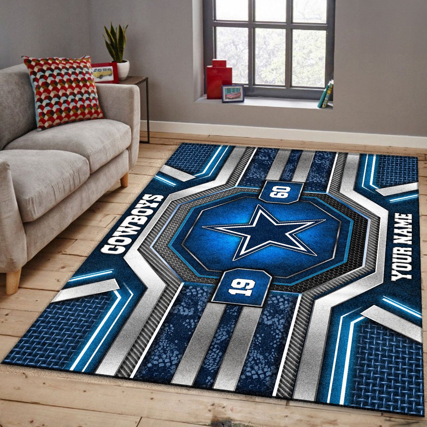 DAL x NFL Custom Rug DatND DVT