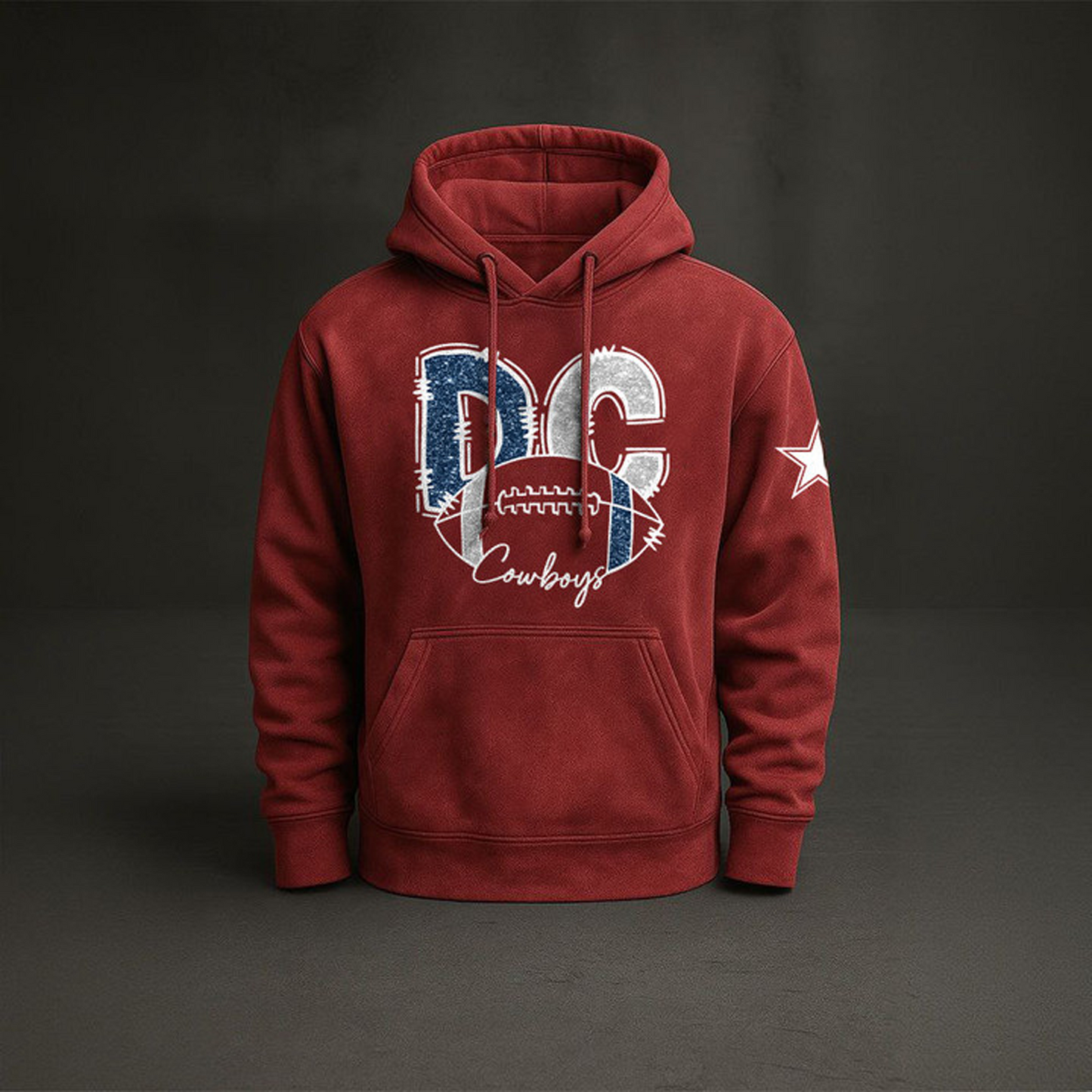 DAL x NFL Embossed Hoodie DatND THUONGNH