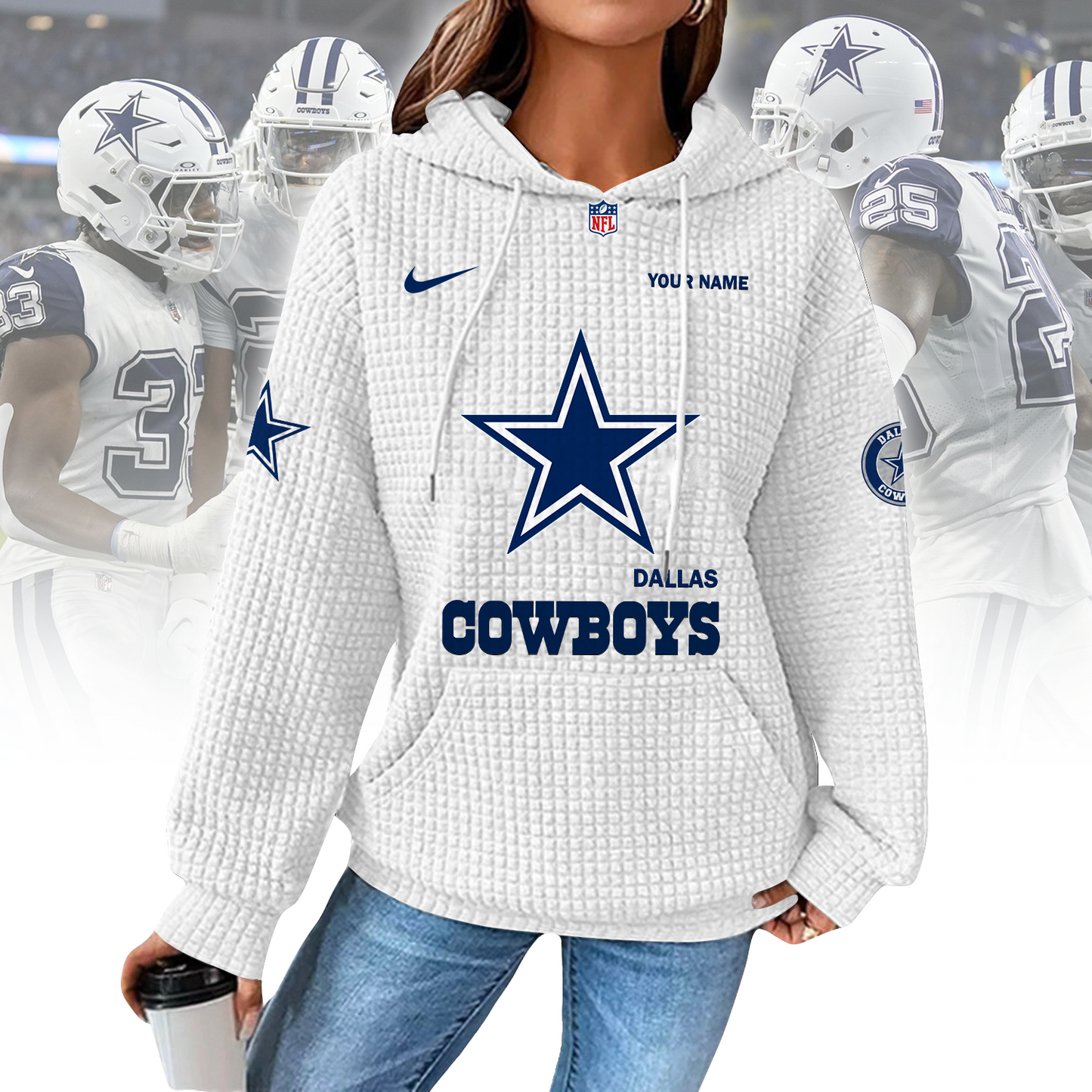 DAL x NFL Waffle Hoodie  0310 DatND DVT