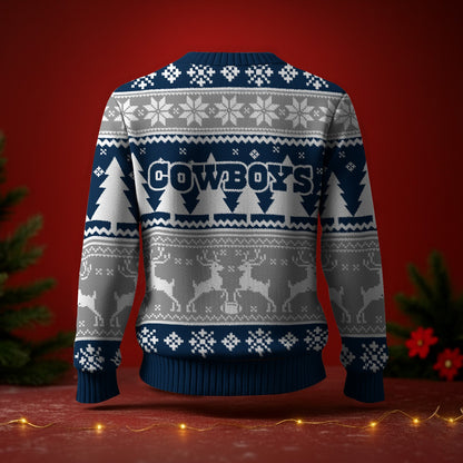 DAL x NFL Premium Ugly Christmas Sweater DatND DVT