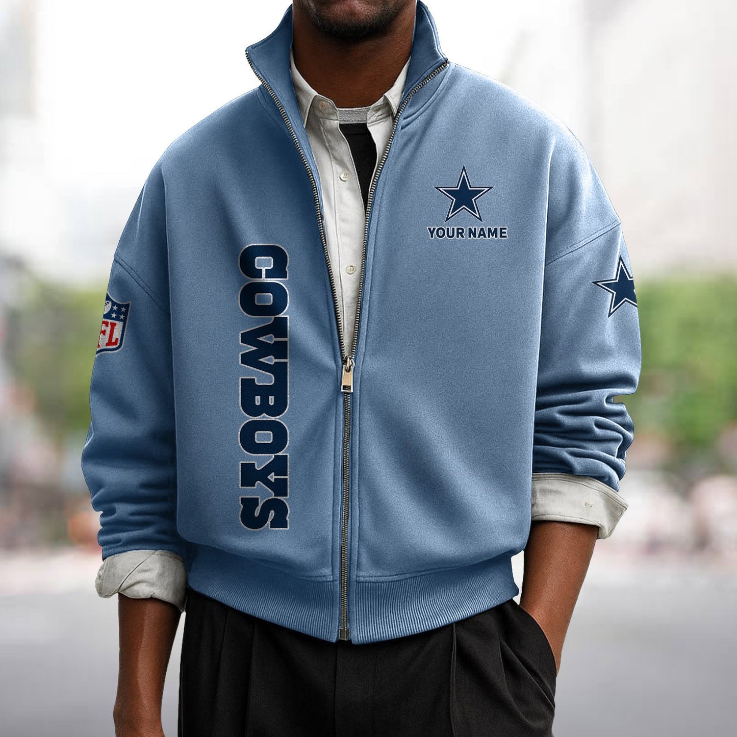DAL x NFL Sweatshirt Full Zip DATND TANTD