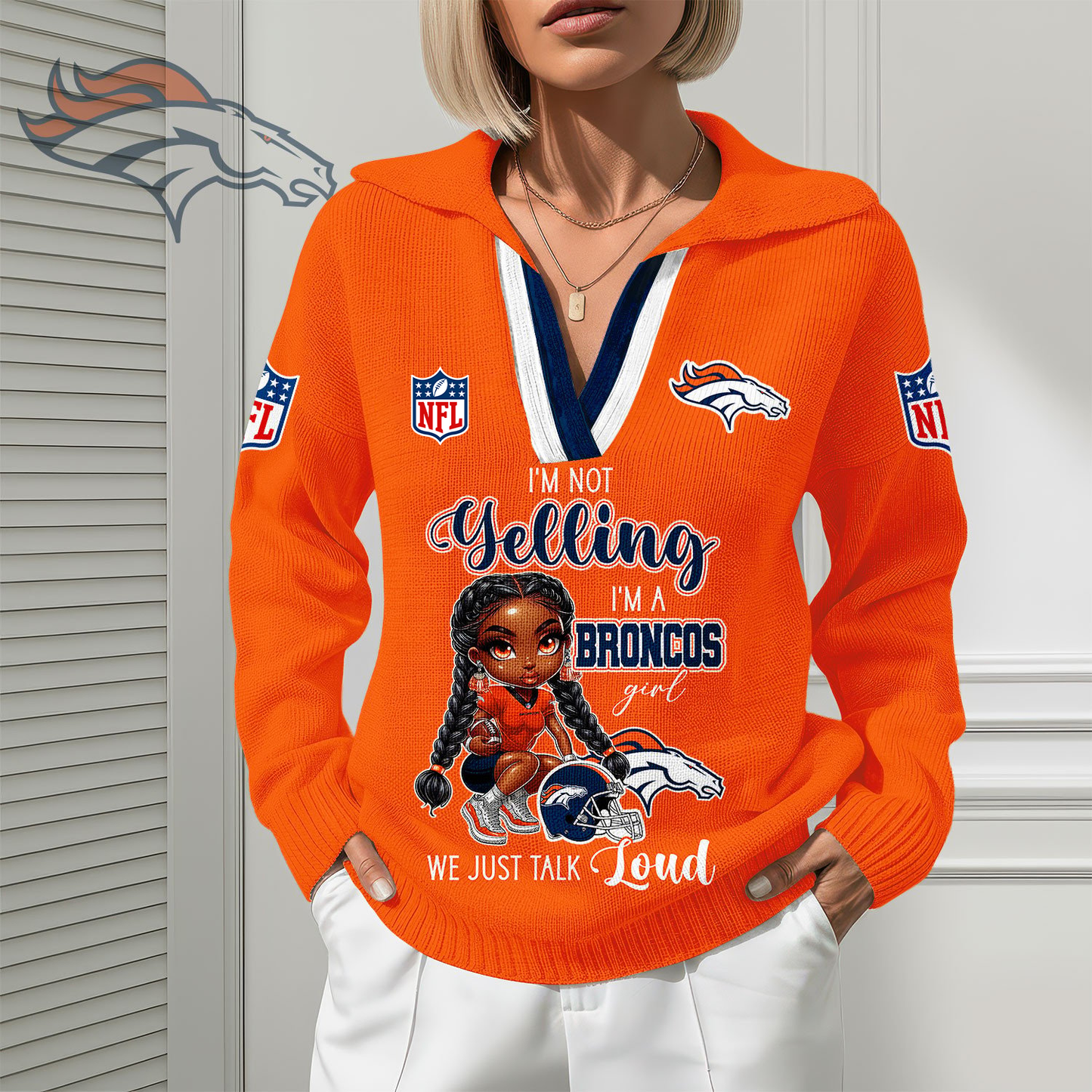 DB Premium NFL Fan Classic Knit Pullover DDT CTND