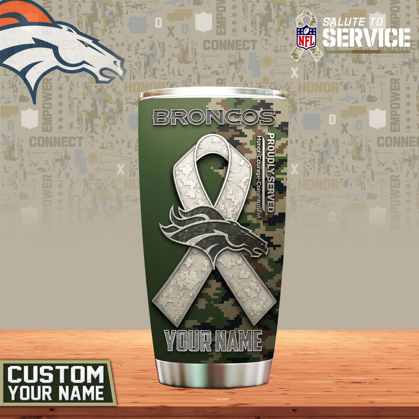 DB Premium NFL Proudly Served Tumbler DDT NTL