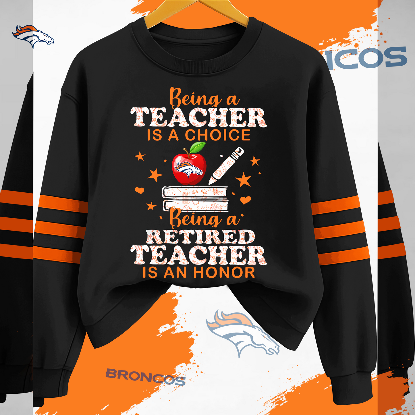 DB Premium NFL Teacher Honor 3D Sweatshirt DDT HLPHUONG