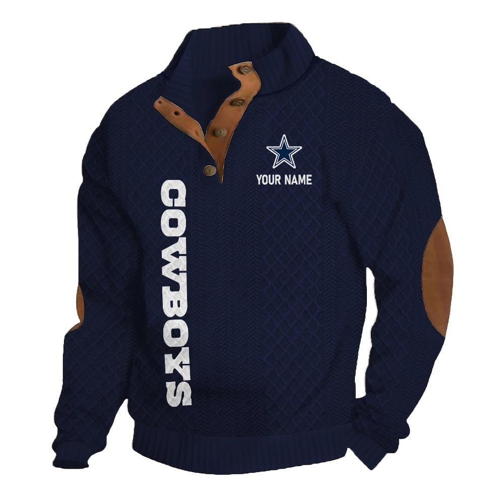 DC NFL Basic Knitted Stand Collar Sweatshirt DDT CTND