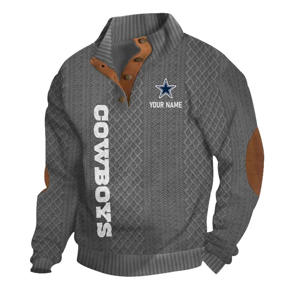 DC NFL Basic Knitted Stand Collar Sweatshirt DDT CTND