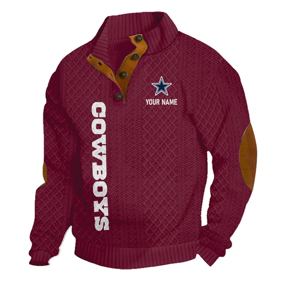 DC NFL Basic Knitted Stand Collar Sweatshirt DDT CTND