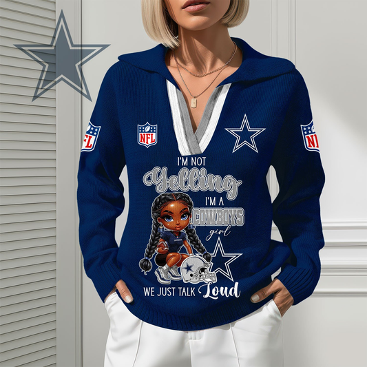 DC Premium NFL Fan Classic Knit Pullover DDT CTND