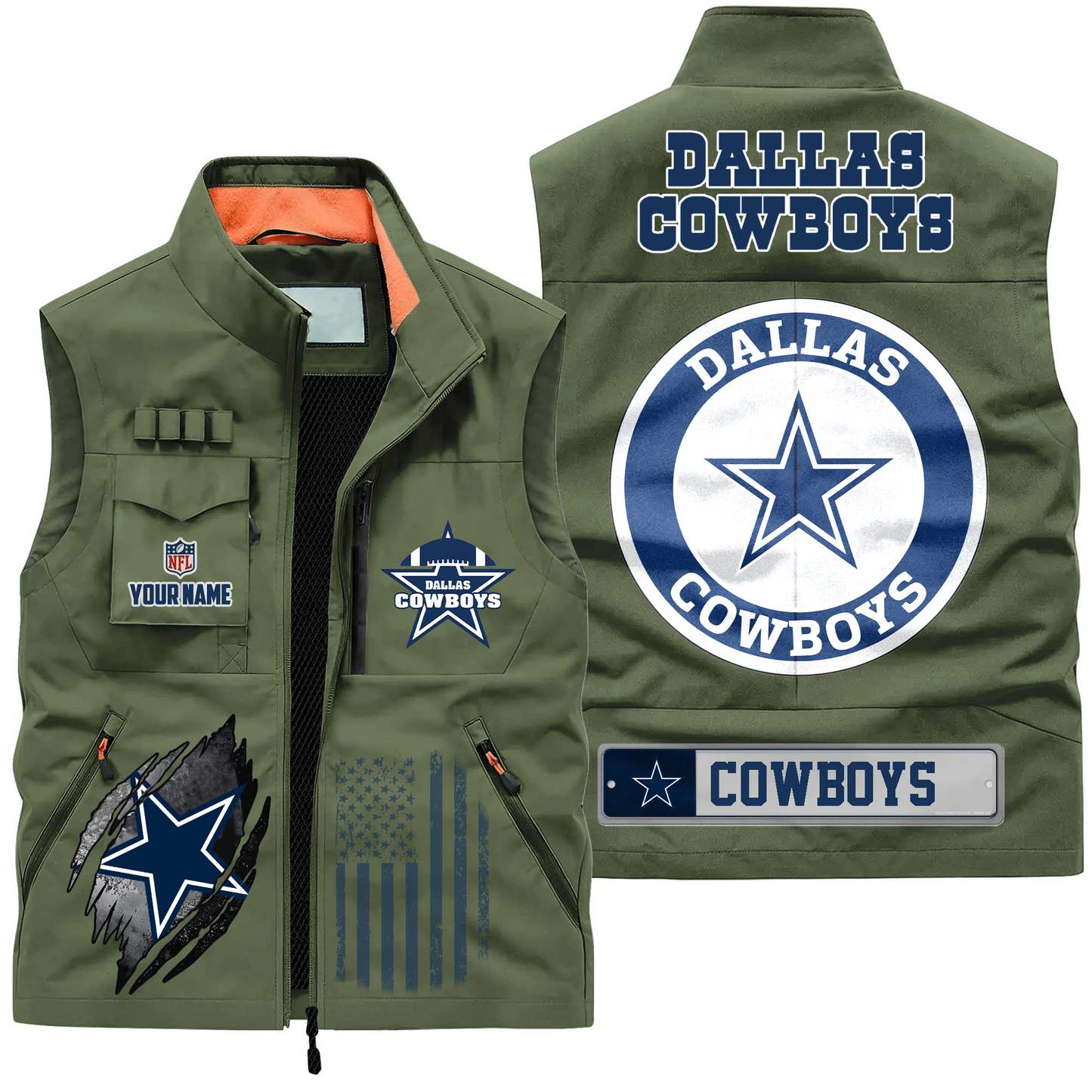 DC Premium NFL Fishing Vest DDT CTND