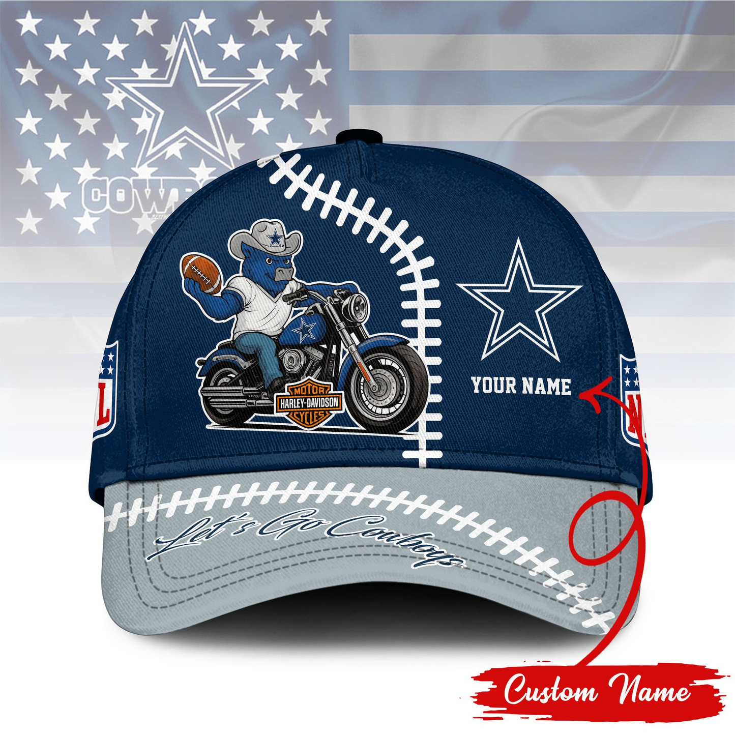 DC Premium NFL Motorcycle Classic Cap DDT 111125 NTL