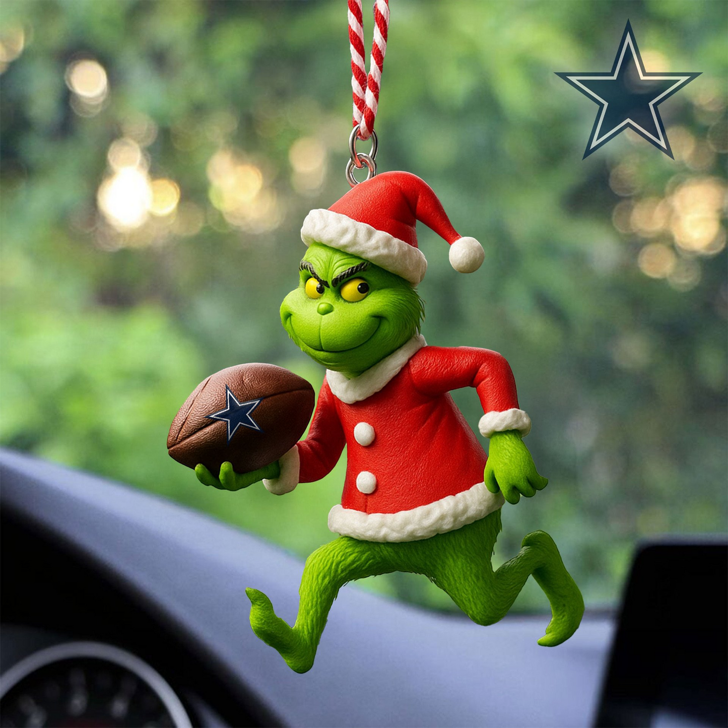DC Premium NFL No.1 Team Christmas Car Hanging Ornament DDT HLPHUONG