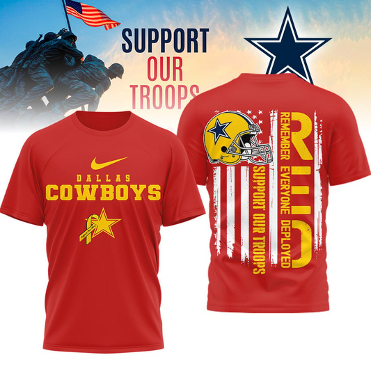 DC  Premium NFL Support Our Troops T-shirt DDT 101125 HLPHUONG
