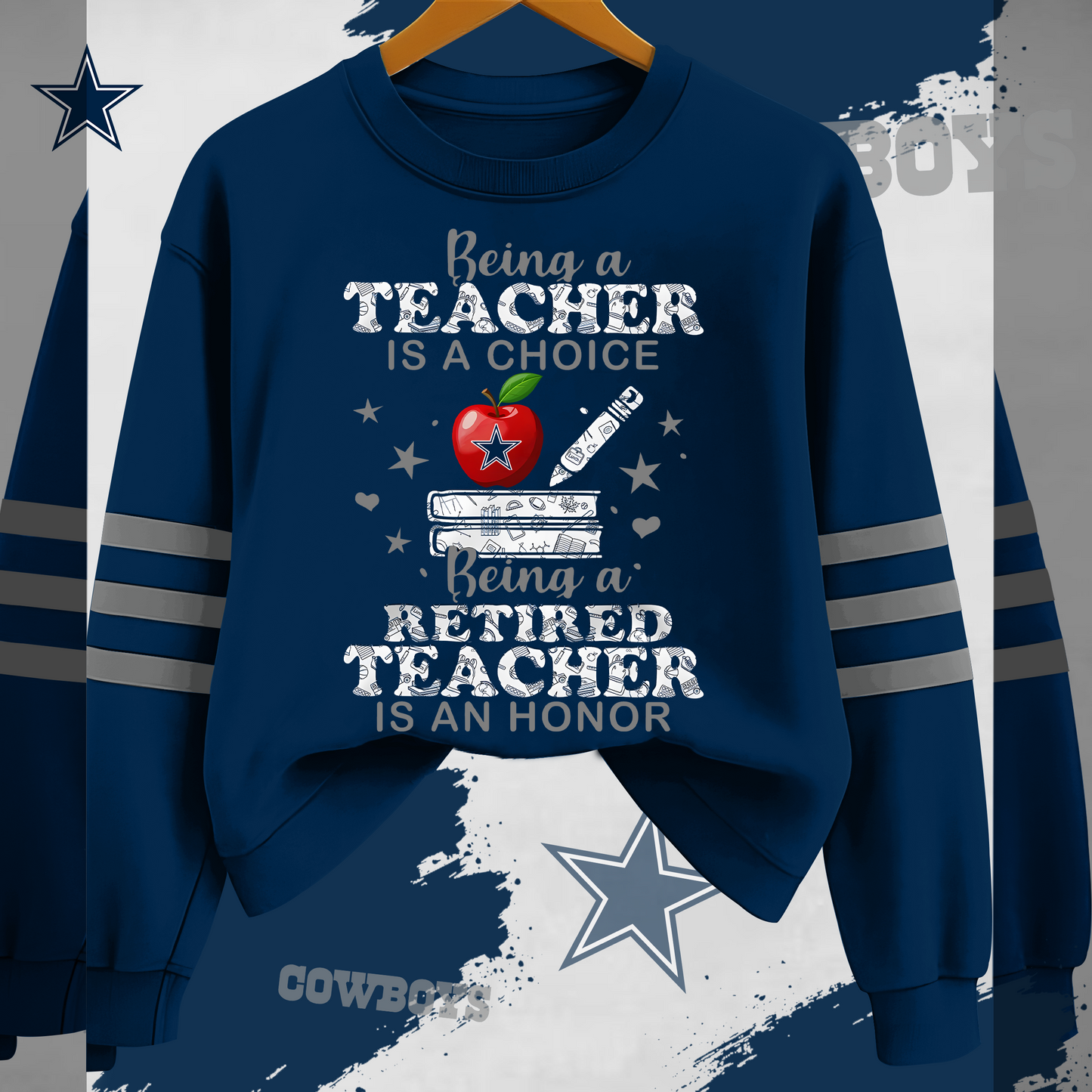 DC Premium NFL Teacher Honor 3D Sweatshirt DDT HLPHUONG