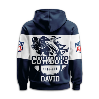 DC Premium NFL Touchdown Spirit Personalized Hoodie DDT CTND