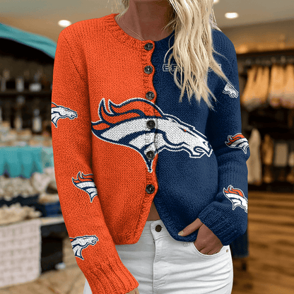 DEN x NFL Cardigan Sweatshirt With Button v1  DatND DVT