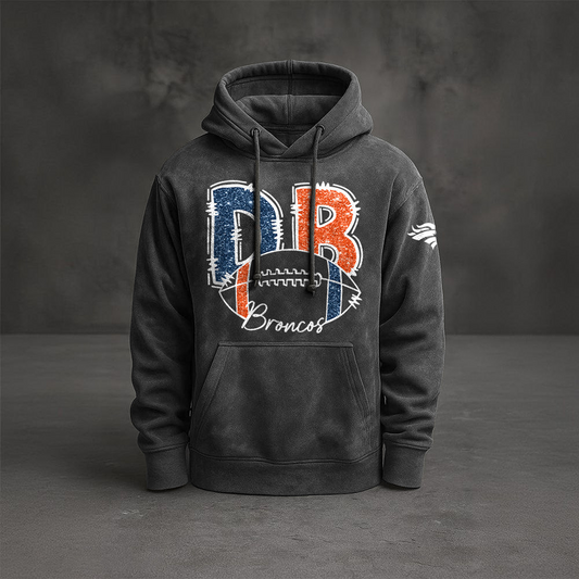 DEN x NFL Embossed Hoodie DatND THUONGNH