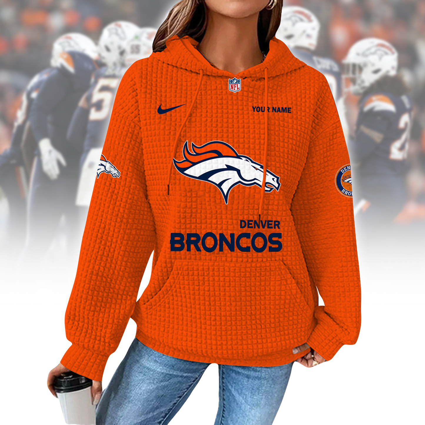 DEN x NFL Waffle Hoodie  0310 DatND DVT