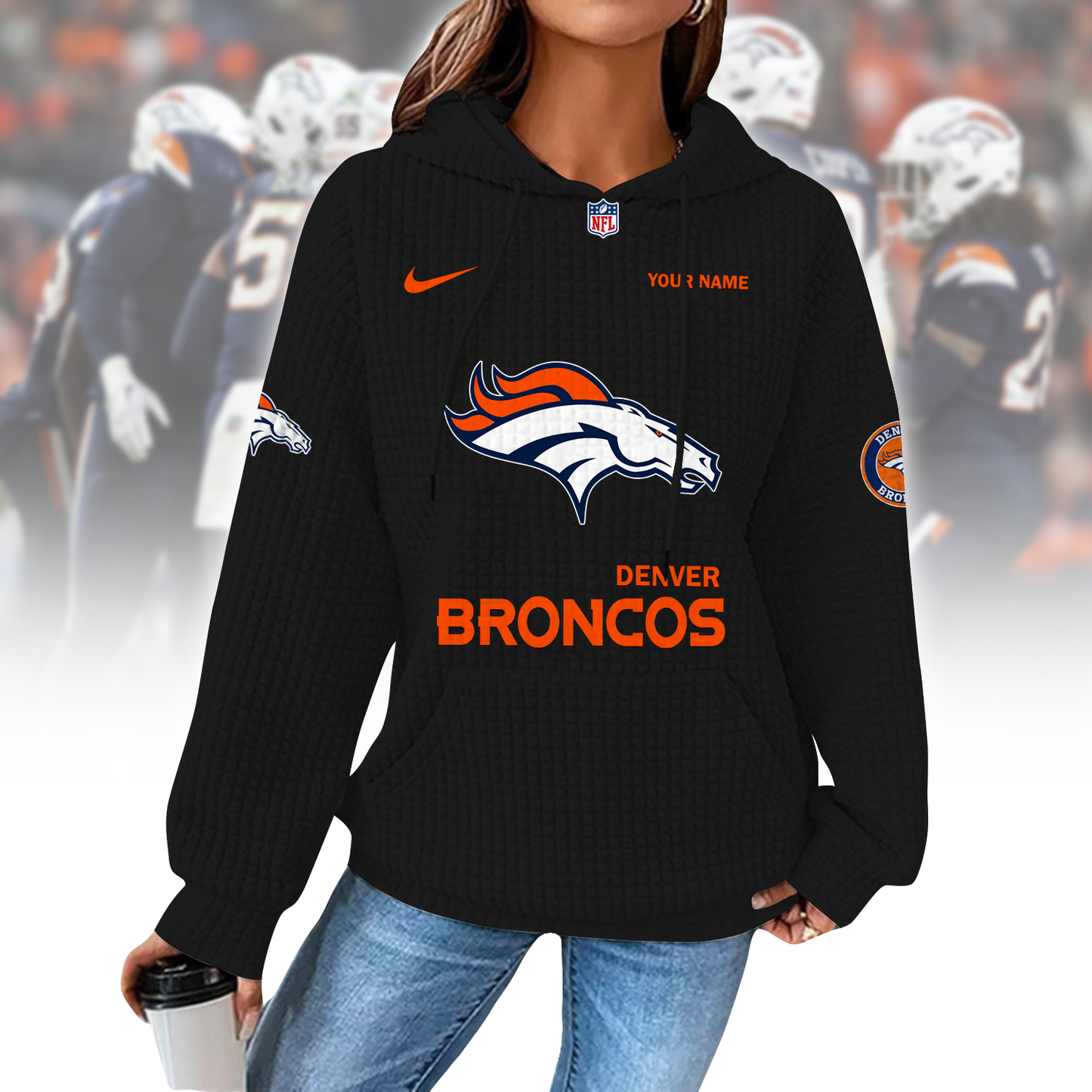 DEN x NFL Waffle Hoodie  0310 DatND DVT