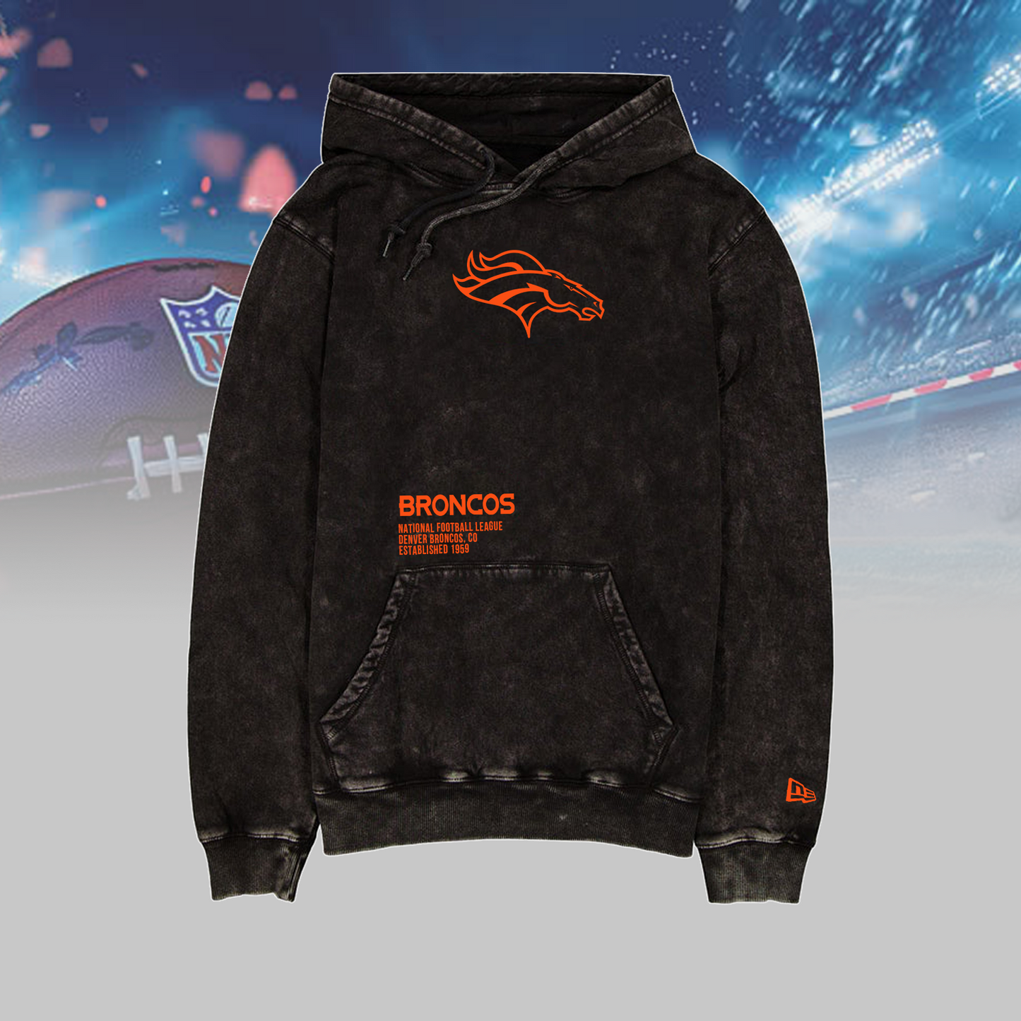 DEN x NFL Sport Night Black Hoodie DATND TANTD 151125