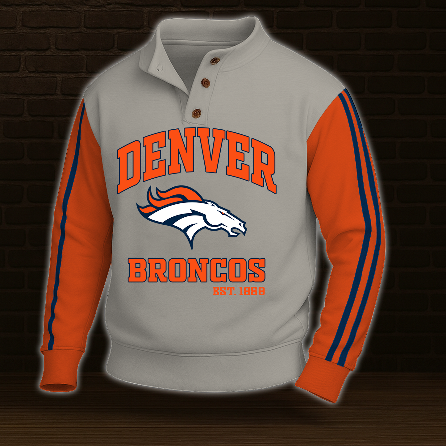 DEN x NFL Stand Collar Sweatshirt DATND TANTD 031025