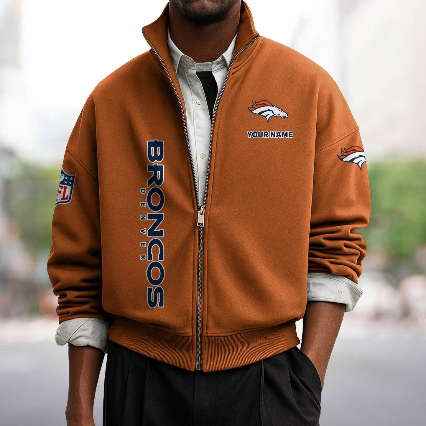 DEN x NFL Sweatshirt Full Zip DATND TANTD
