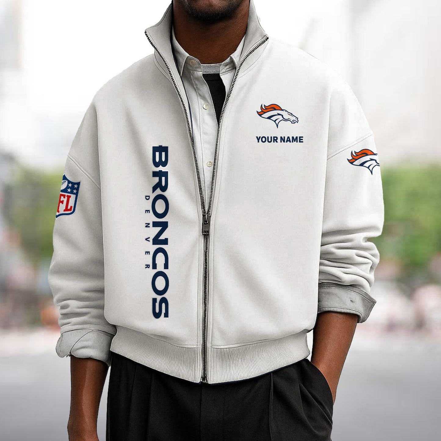 DEN x NFL Sweatshirt Full Zip DATND TANTD