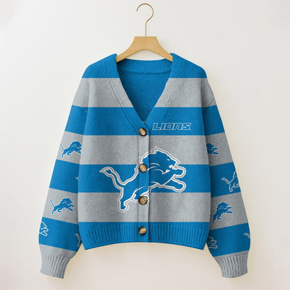 DET x NFL Cardigan Sweatshirt With Button  DatND DVT