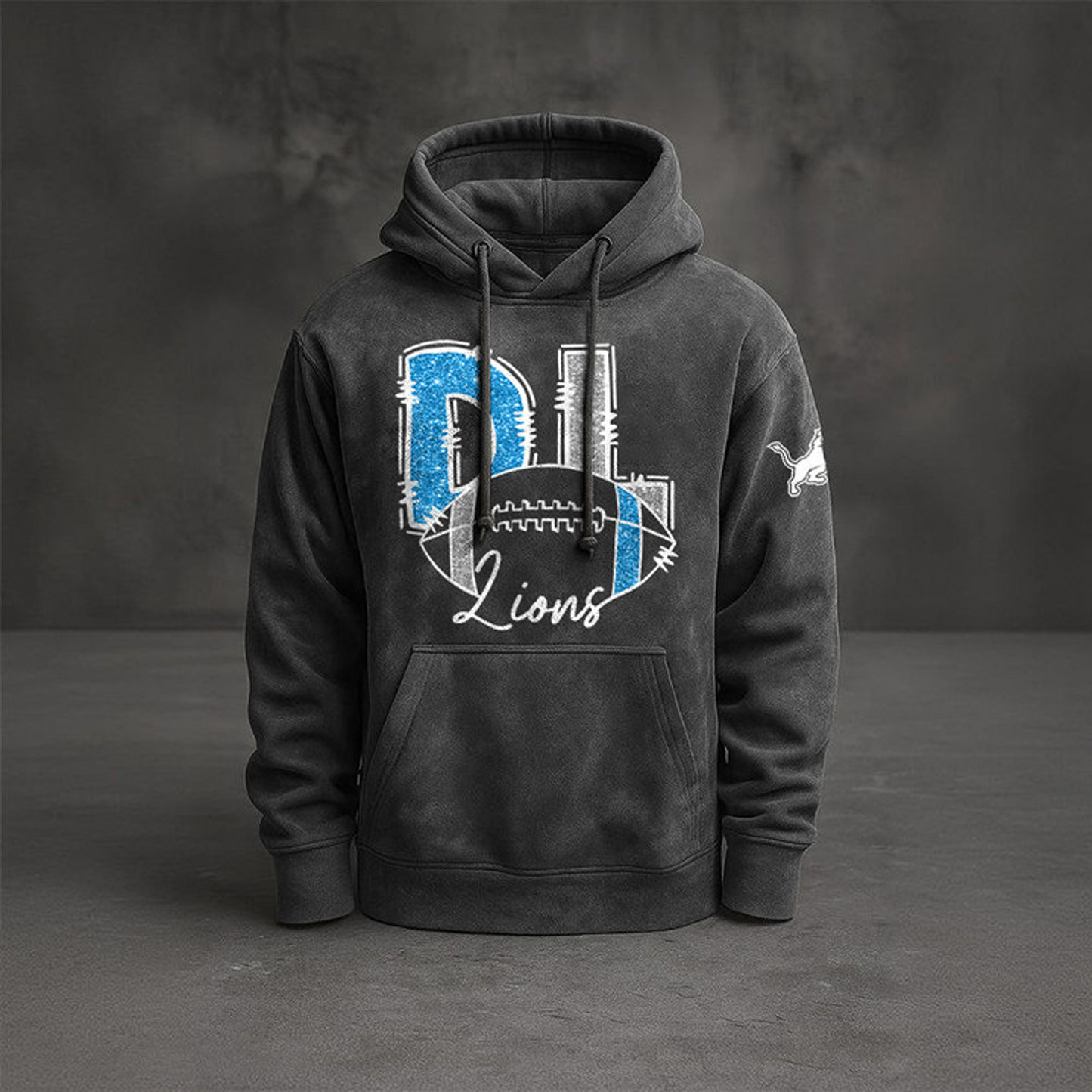 DET x NFL Embossed Hoodie DatND THUONGNH