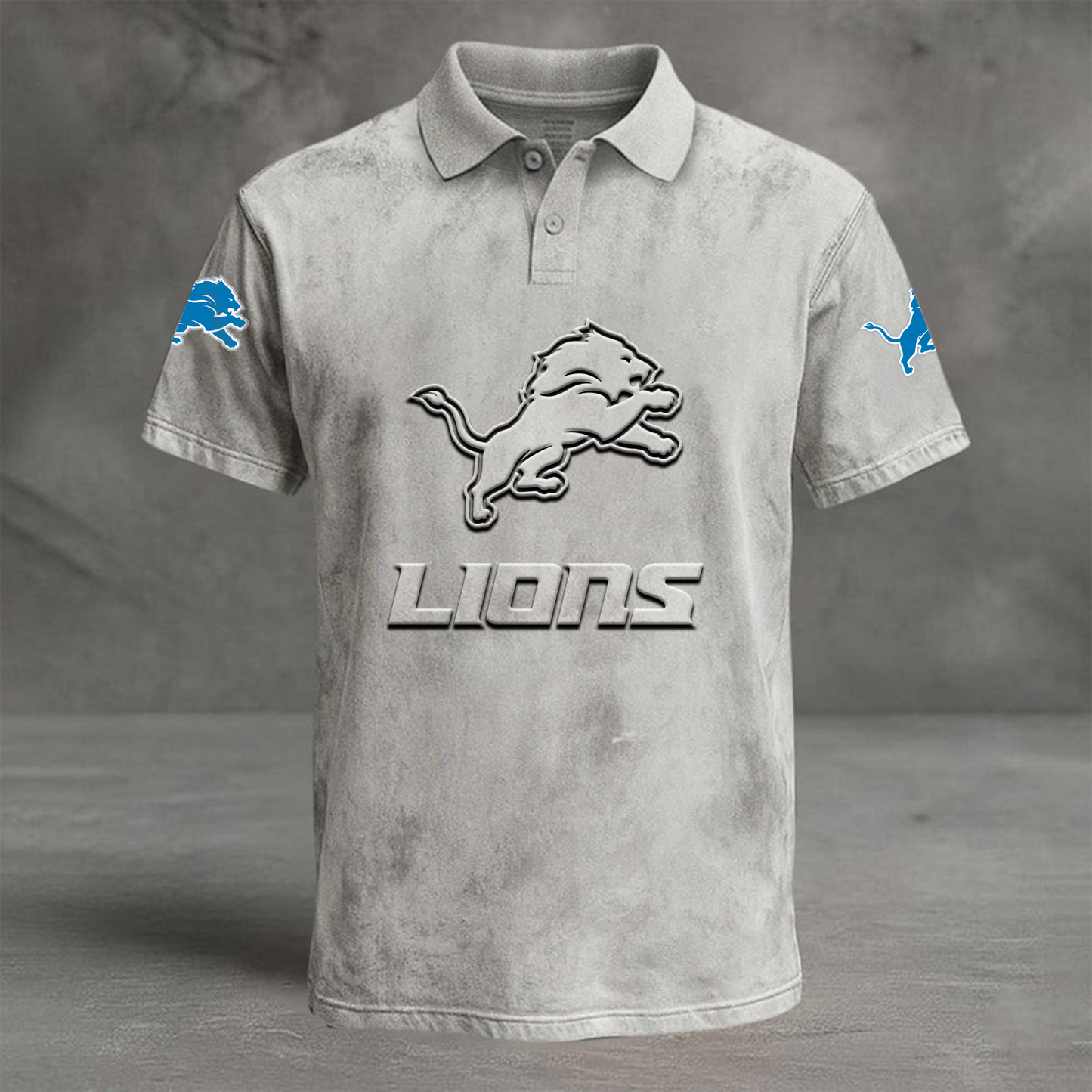 DET x NFL Embossed Polo Shirt DATND TANTD