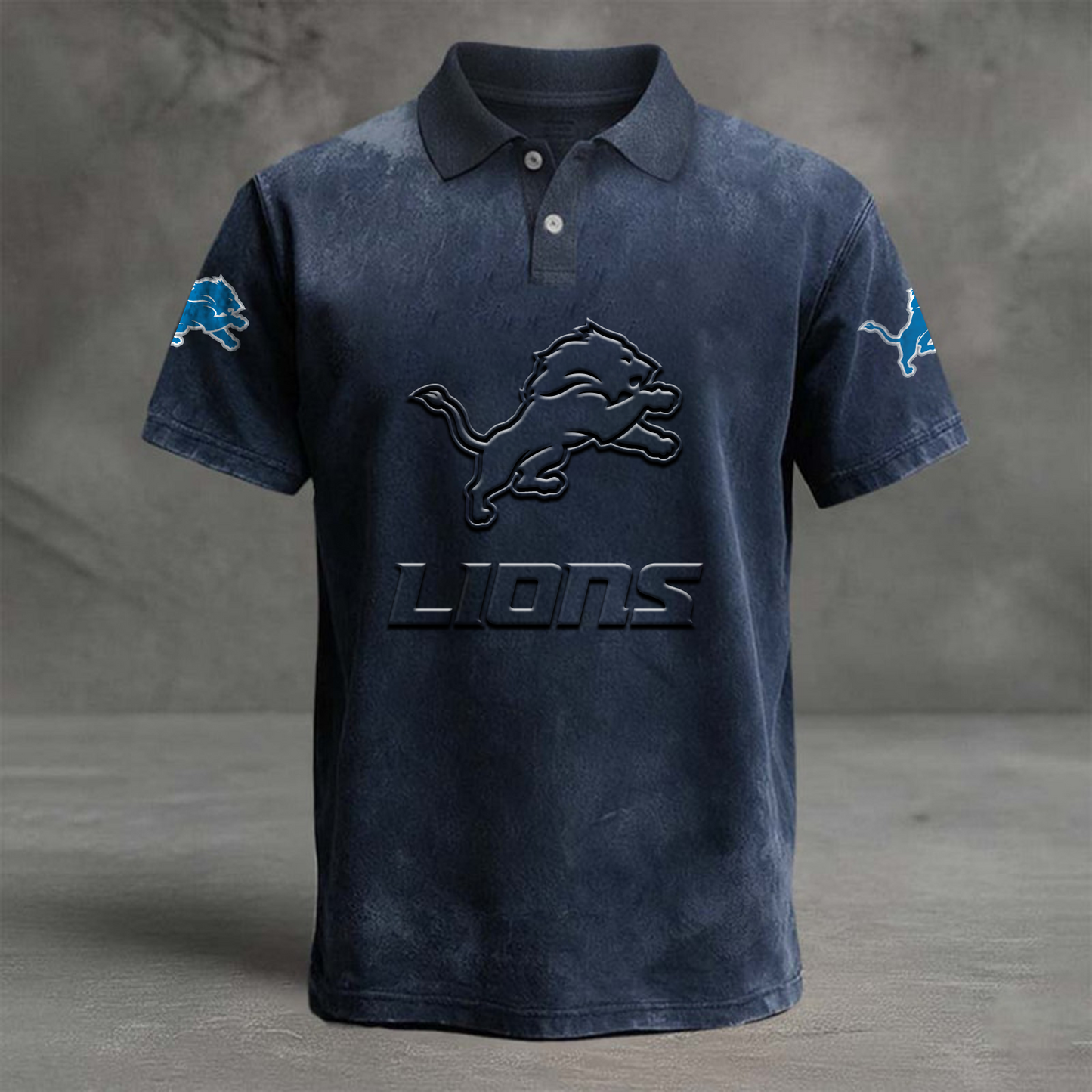 DET x NFL Embossed Polo Shirt DATND TANTD