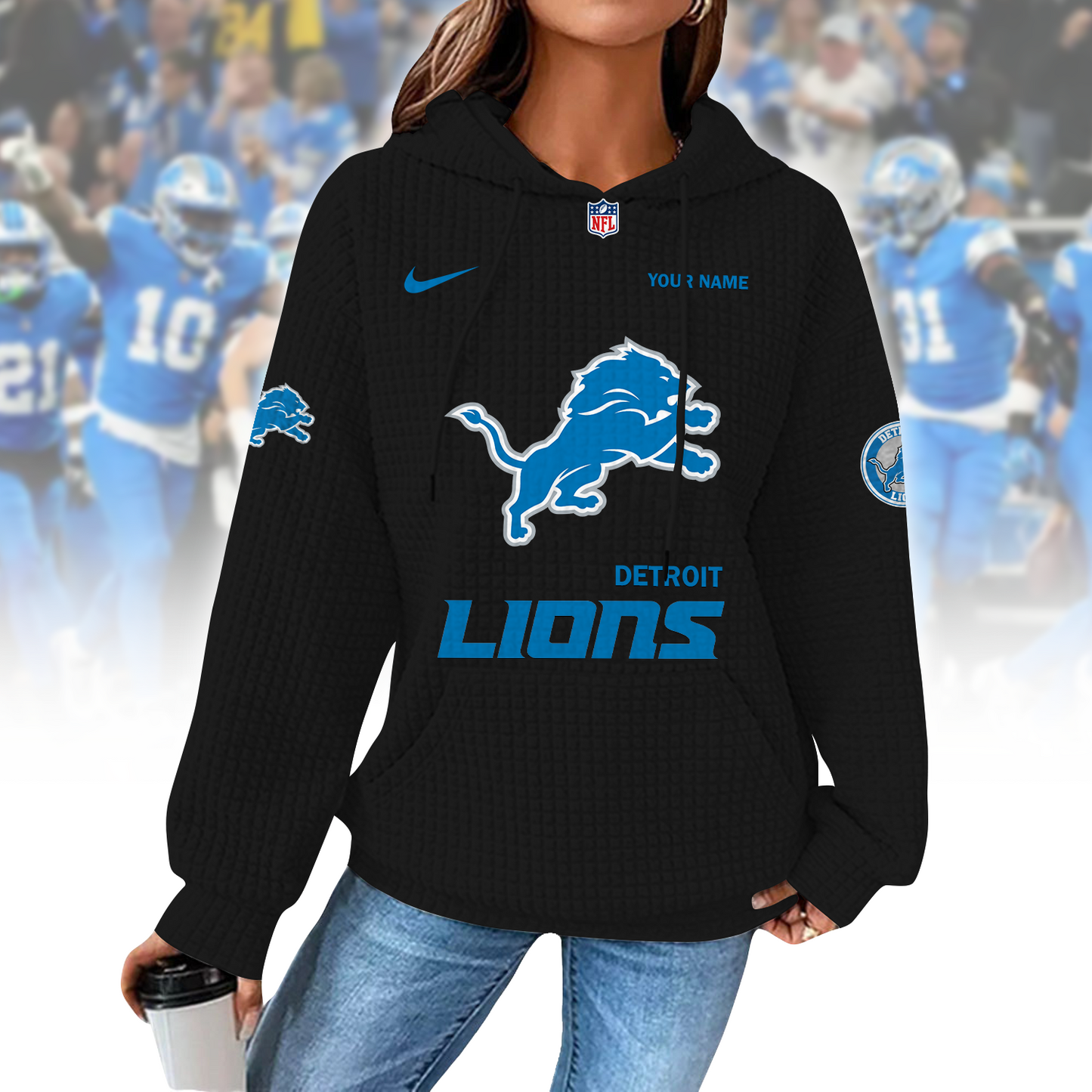 DET x NFL Waffle Hoodie  0310 DatND DVT