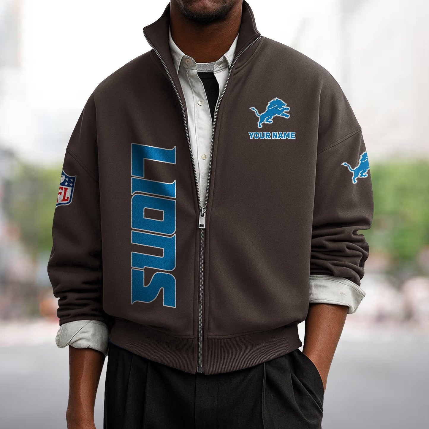 DET x NFL Sweatshirt Full Zip DATND TANTD
