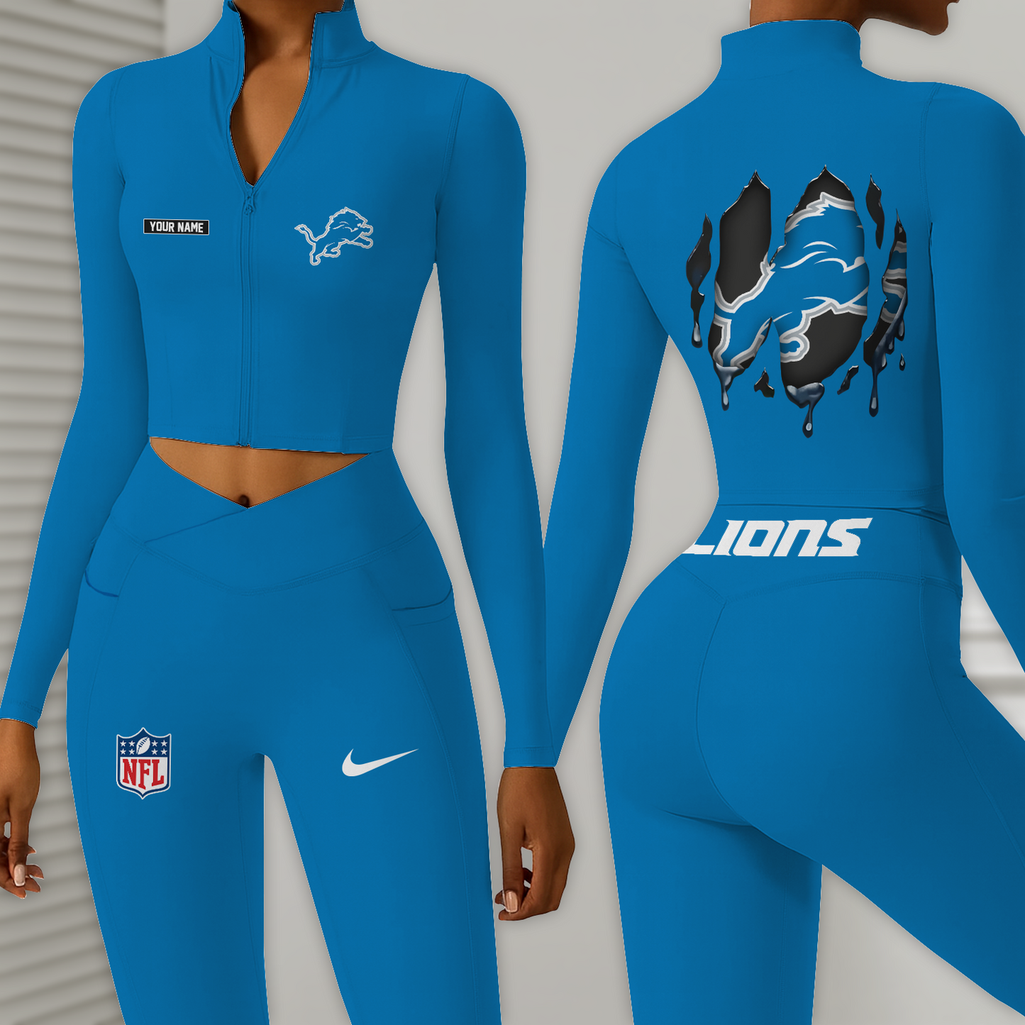 DET x NFL Women's Activewear Set DatND DVT