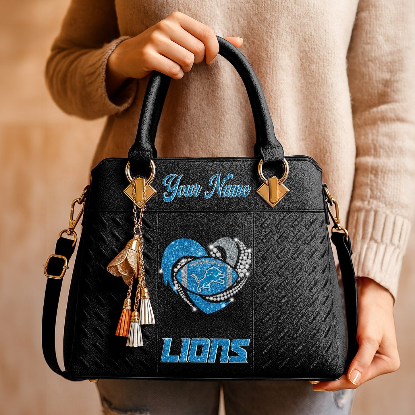 DET x NFL Zip Handbag 0811 DatND DVT