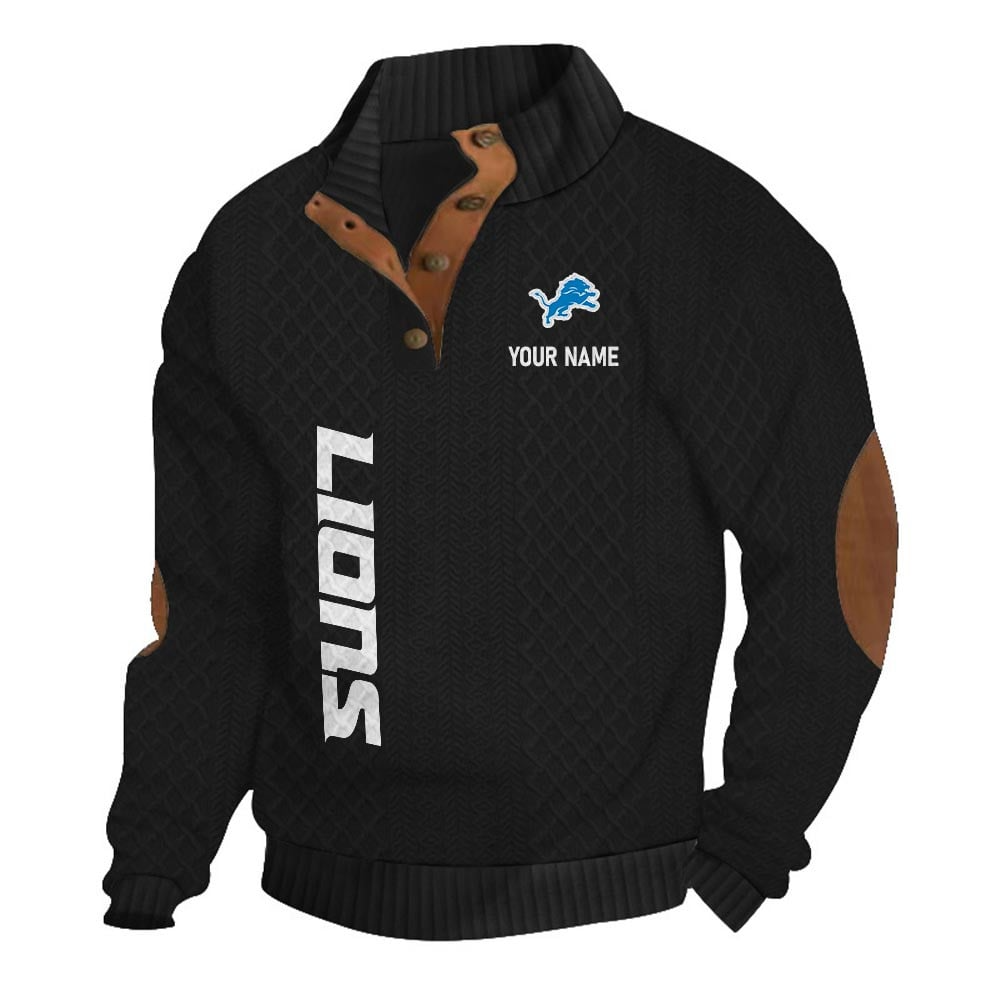 DL NFL Basic Knitted Stand Collar Sweatshirt DDT CTND