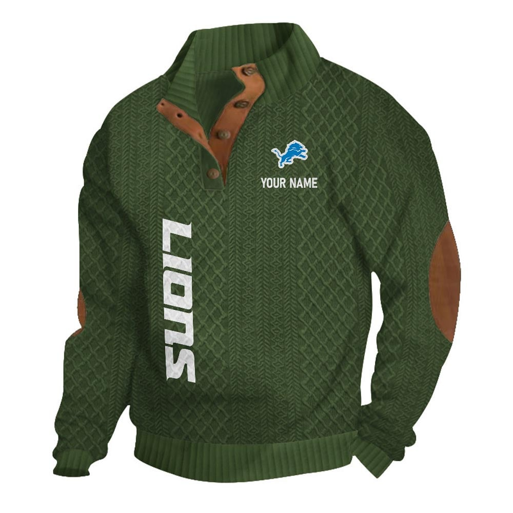 DL NFL Basic Knitted Stand Collar Sweatshirt DDT CTND