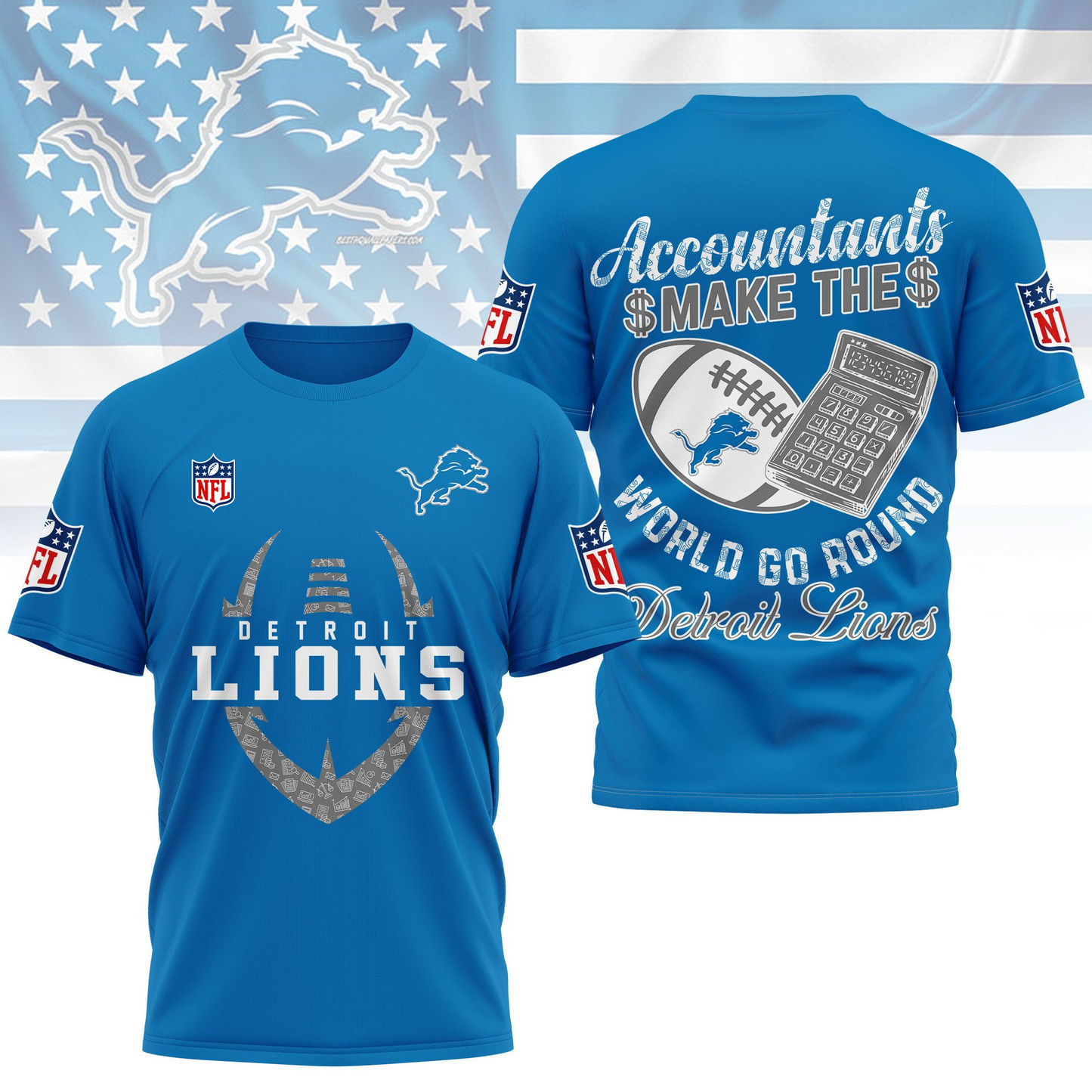 DL Premium NFL Accountant Pride Fan 3D Shirt DDT CTND