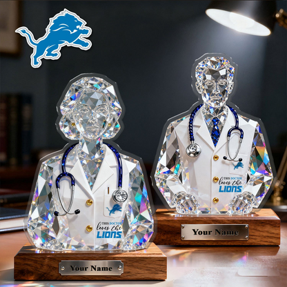 DL Premium NFL Doctor Crystal Style Desktop Ornament DDT 101125 HLPHUONG