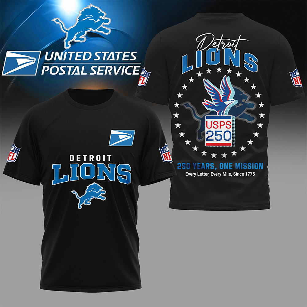 DL Premium NFL United States Postal Service 250th Anniversary 3D Shirt DDT CTND